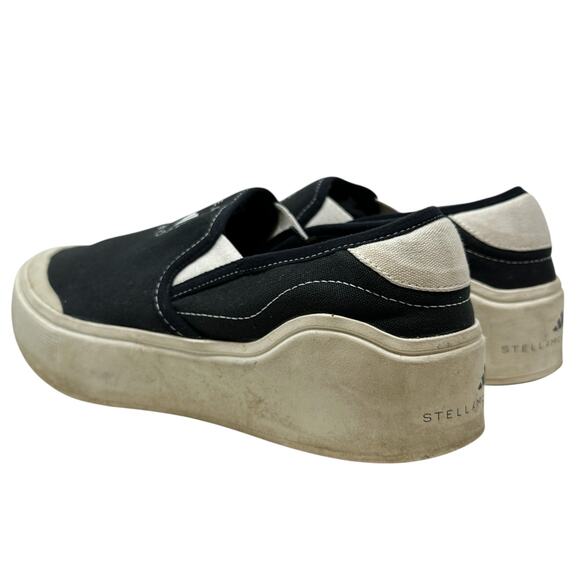 Adidas by Stella McCartney Court Slip-On Shoes Sneakers Platform Black Size US 9 - Picture 9 of 12